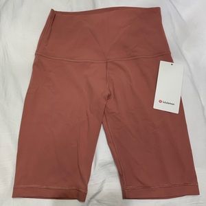 NWT Lululemon Align Super High Rise Shorts 10”